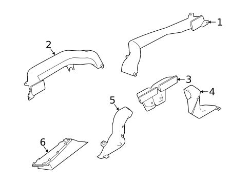 Ducts for 2021 Land Rover Range Rover Velar #1