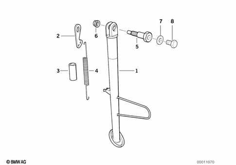 Side Stand for 1997 BMW-Motorrad F 650 ST #0