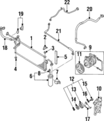 119281M20A - : Idler Pulley Shaft for Nissan: 200SX, Sentra Image
