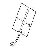 8K0963557F - Body: Seat Back Heater for Audi: A4, A4 Quattro, A5, A5 Quattro, RS5, S4, S5 Image