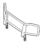 4658808801 - Body: Brush Guard for Mercedes-Benz Image