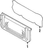 8972922210 - Body: Trim Panel for Isuzu Image