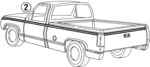 15693631 - Body: Stripe Tape for Chevrolet: C1500, C2500, C3500, K1500 Pickup, K2500 Pickup, K3500 Pickup | GMC: C1500 Pickup, C2500 Pickup, C3500 Pickup, K1500 Pickup, K2500 Pickup, K3500 Pickup Image