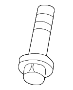 14001842 - Electrical: Starter Mount Bolt for Buick: LaCrosse, LeSabre, Park Avenue, Rendezvous, Terraza | Chevrolet: Impala, Lumina, Monte Carlo, S10, Uplander, Venture | GMC: Sonoma | Oldsmobile: Alero, Cutlass, Intrigue, Silhouette | Pontiac: Aztek, Bonneville, Grand Am, Grand Prix, Montana, Trans Sport | Saturn: Relay Image