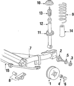 191501615B - Suspension: Brake Drum for Volkswagen Image