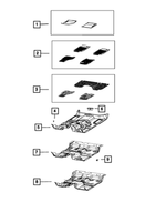 1TD07LU7AB - Interior Trim: Floor Mat Kit for Mopar Image
