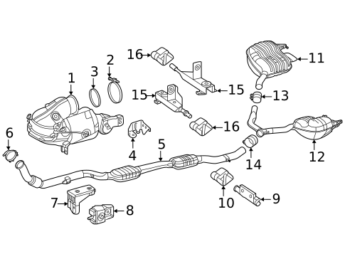 Catalytic Converter for 2025 Mercedes-Benz CLE 53 AMG&reg; #0