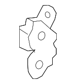 6875020122 - Body: Upper Hinge for Scion: iM, xA, xB, xD | Toyota: 4Runner, bZ4X, C-HR, Camry, Corolla, Corolla iM, Crown, GR Corolla, Highlander, Land Cruiser, Prius, Prius AWD-e, Prius C, Prius Plug-In, Prius Prime, Prius V, RAV4, RAV4 Prime, Venza, Yaris Image