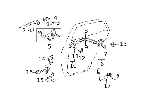 Rear Door for 2009 Scion xD #0