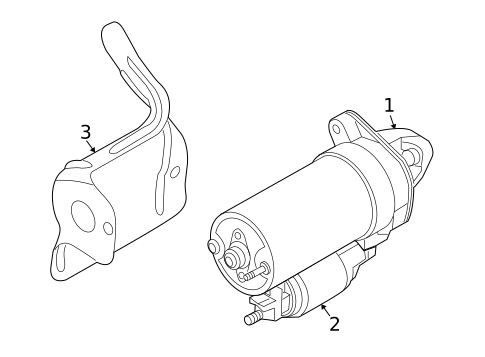Starter for 2007 BMW 650i #1