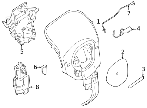 Fender Components for 2023 Porsche Taycan #0