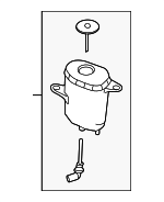 32416799590 - Steering: Reservoir Assembly for BMW: 530i, 540i, 550i, 550i GT, 550i GT xDrive, 550i xDrive, 640i, 640i Gran Coupe, 640i xDrive, 640i xDrive Gran Coupe, 650i, 650i Gran Coupe, 650i xDrive, 650i xDrive Gran Coupe, 750i, 750i xDrive, 750Li, 750Li xDrive, Alpina B6 xDrive Gran Coupe, Alpina B7, Alpina B7 xDrive, Alpina B7L, Alpina B7L xDrive, M6, M6 Gran Coupe Image
