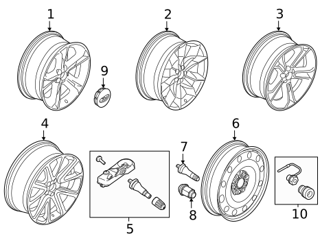 Wheel for 2012 Ford Explorer #0