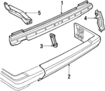 327807331A - Body: Bumper Bracket for Volkswagen: Quantum Image