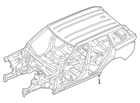 Body Shell for 2023 Land Rover Range Rover #1