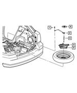 5191333AB - Wheels, Covers and Jacks: Jack for Mopar Image