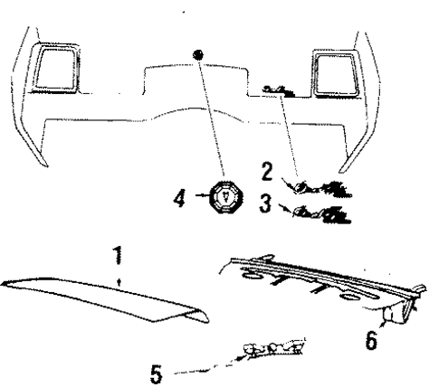 Trunk Lid for 1987 Pontiac Grand Prix #0