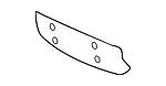 5RB527F2AA - Body: License Bracket for Dodge: Sprinter 2500, Sprinter 3500 Image