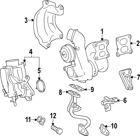 Turbocharger & Components for 2025 Toyota 4Runner #0