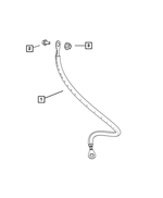 68531756AA - : Genuine Alfa Romeo Strap Ground for Fiat: 500 Image