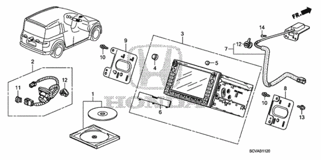 Navigation System for 2010 Honda Element #0
