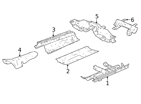 Floor & Rails for 2025 Acura TLX #0