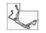 32416789452 - Steering: Power Steering Return Hose for BMW Image