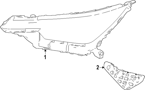 Headlamp Components for 2025 Lexus TX350 #0