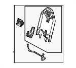 71103AK010 - Body: Seat Back Frame for Toyota: Tacoma Image