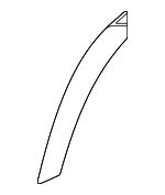 VC8551W60 - : 2023-2024 Mazda CX-50 - Wheel Opening Molding for Mazda: CX-50 Image