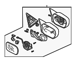 76200S0KA11ZD - : Mirror Assembly for Acura Image