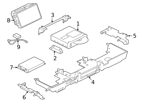 Navigation System for 2017 Jaguar XE #1