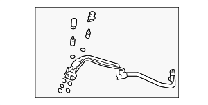 31694263 - : AC Hose for Volvo: S60, S90, V60, V60 Cross Country Image