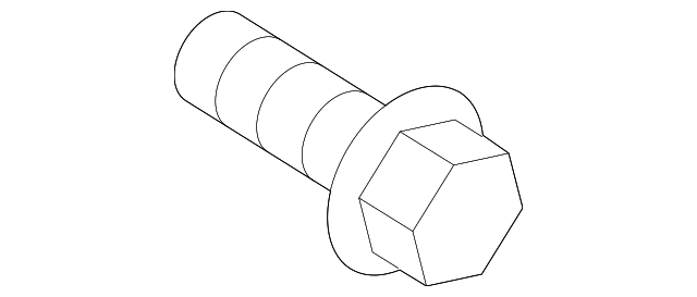 Belt & Retractor Upper Bolt - Porsche (N-910-967-01)