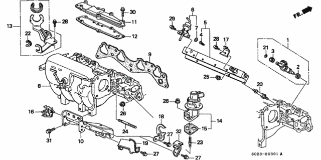 Intake Manifold (VTEC-2) for 1997 Honda Civic #0