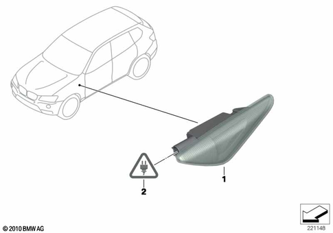 Turn Signals Front / Side for 2013 BMW X3 28iX #0