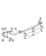 6504558 - Front Suspension &amp; Drive: Washer, Mounting for Jeep: Liberty, Wrangler Image