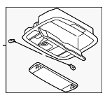 GG2A69970E27 - : Overhead Console for Mazda: 626 Image