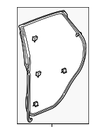 72810TRTA02 - Body: Door Weather-strip for Honda: Clarity Image