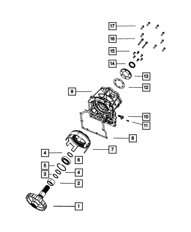 68019847AA - AS68RC; 6-Speed; Automatic Transmission: Snap Ring for Mopar Image
