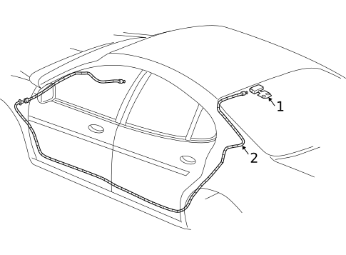 Antenna & Radio for 2005 Pontiac Grand Prix #1