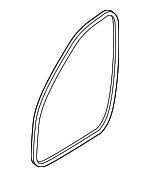 51727454424 - Body: Body Weather-strip for BMW: 740e xDrive, 740i, 740i xDrive, 745e xDrive, 750i, 750i xDrive, M760i xDrive Image