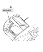 5103222AA - Labels All Vehicle Locations: Exhaust Warning Label for Mopar Image