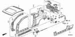 90147634003 - Body/Air Conditioning: BOLT, FENDER (6X18) for Acura Image
