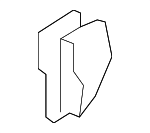 7147321144 - Body: Sill Trim Clip for BMW Image