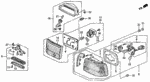 34901SE3003 - Electrical/Exhaust/Heater/Fuel: BULB (12V 8W) for Honda Image