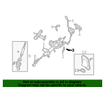 のあ ハリアー用 ステアリング ロック ボルトのみ 45897-12020 DAA-MHU38W