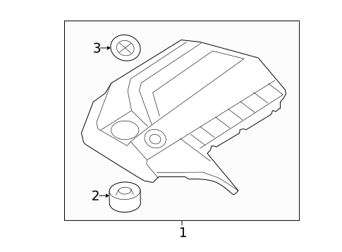 Engine Appearance Cover for 2015 BMW 535i #0