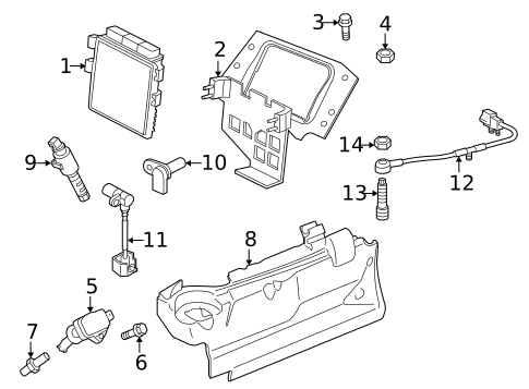 Powertrain Control for 2015 Jaguar XFR #1