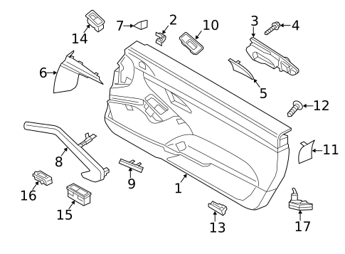 Door for 2014 Porsche Cayman #0